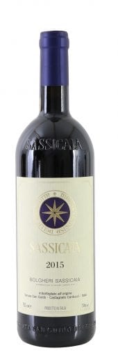 2015テヌータサンギドサッシカイア750 ml